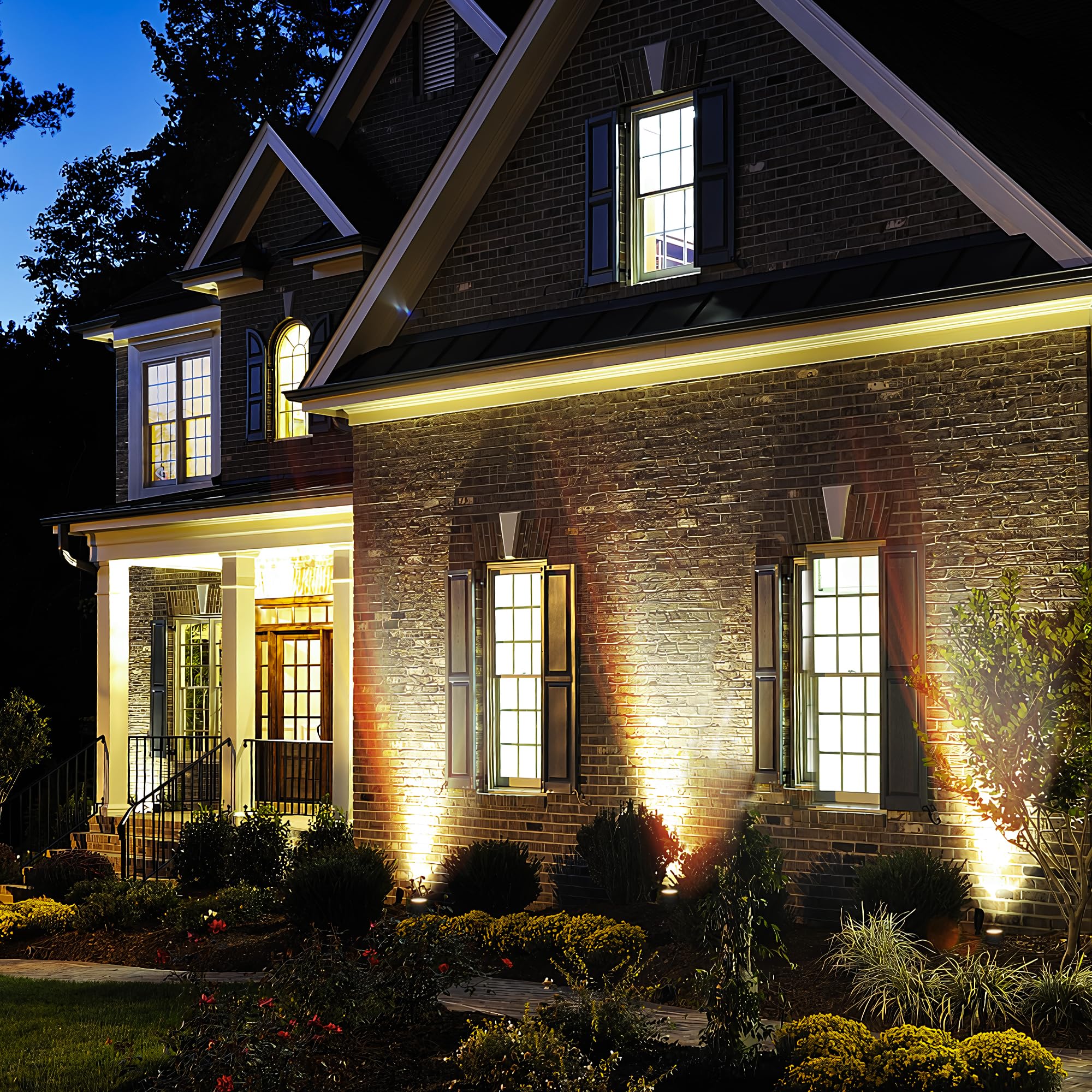 NEWKAZ yard garden pathway lighting creates inviting entrances and accent highlights.