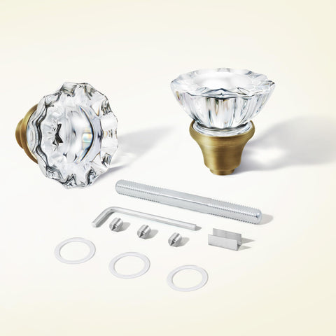 Spindle adjustable from 6.7mm to 8mm to fit many mortise locks.
