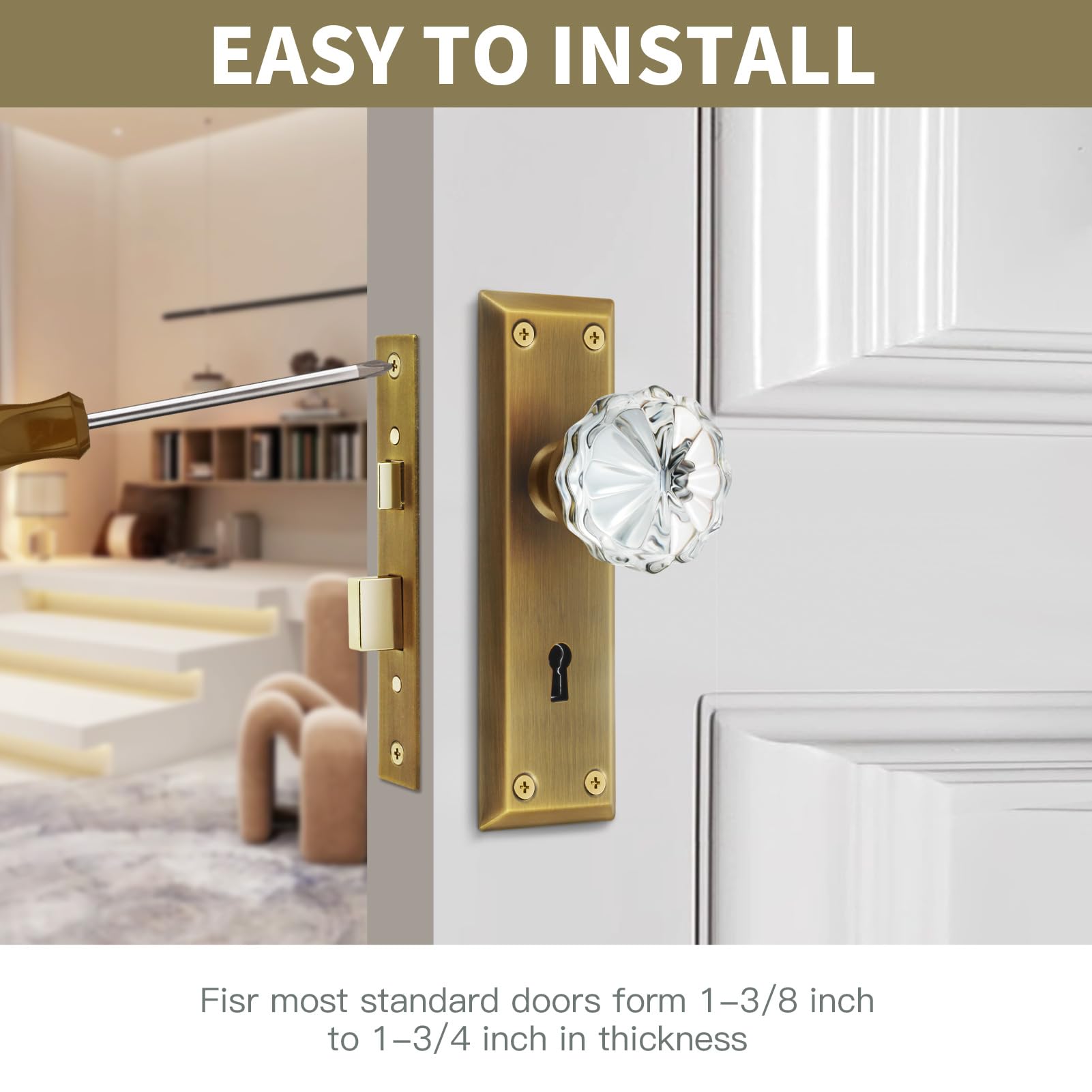 Newliplace installation kit with hardware and clear steps