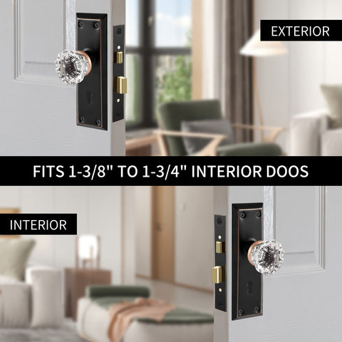 Newliplace reversible mechanism demonstrates easy orientation change for left or right opening doors