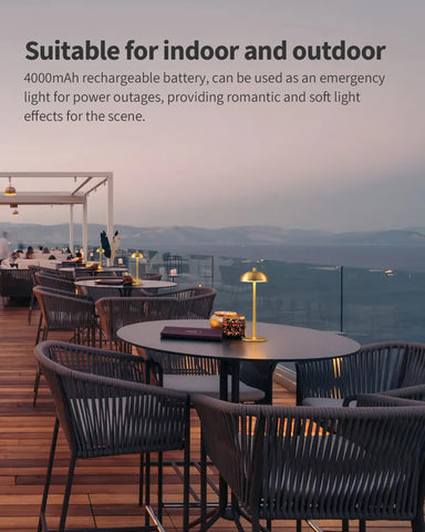 NEWSEE 3-color dimming rechargeable lamps for mood lighting.