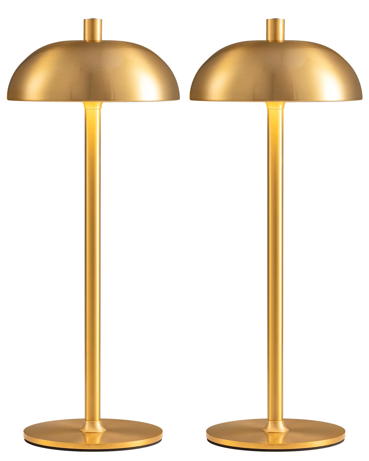 NEWSEE cordless 12in table lamps set of 2 illuminate desks with portable ambient light.
