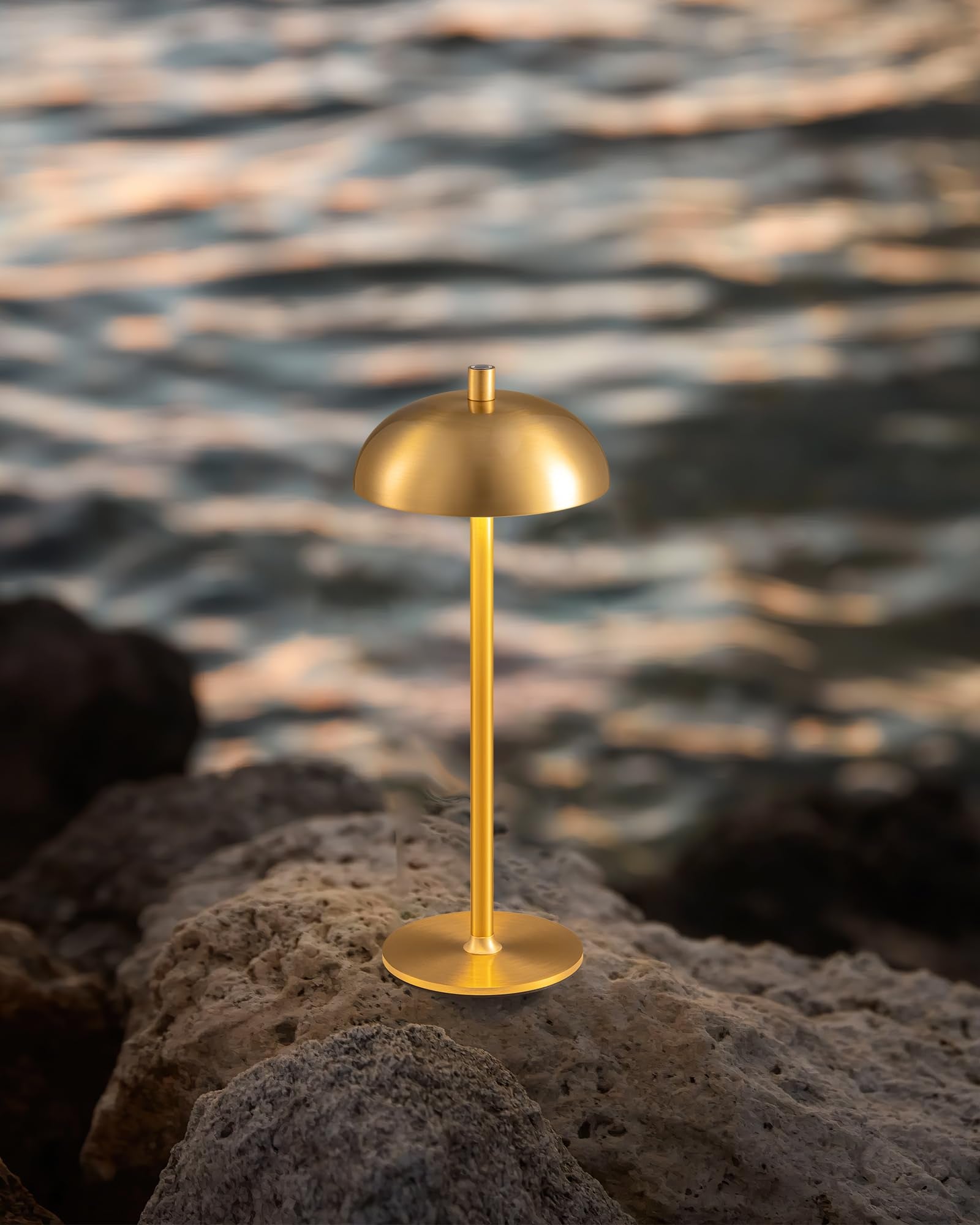 NEWSEE gold and sand nickel electroplated lamp for stylish spaces.