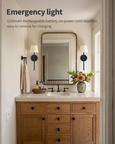 NEWSEE remote control wall light for easy brightness adjustment from anywhere.