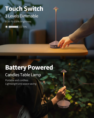 NEWSEE portable lamp with 5000mAh battery suitable for camping.