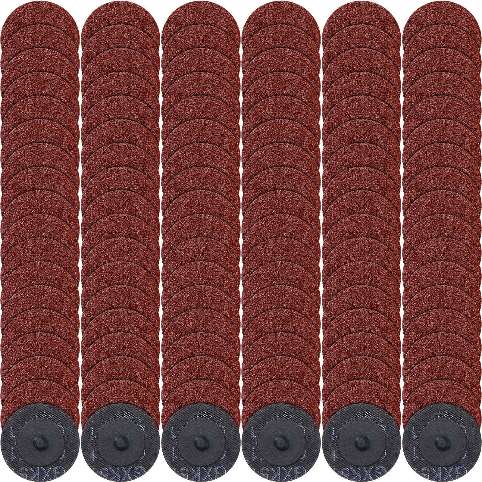 Newwiee 150-pcs 2-inch sanding discs Roll Lock set for efficient surface prep.