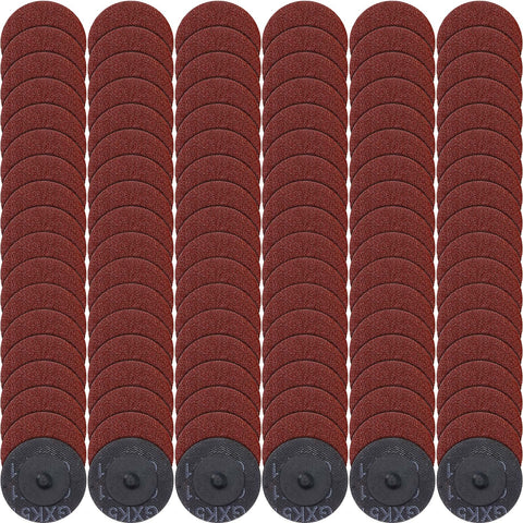Newwiee 150-pcs 2-inch sanding discs Roll Lock set for efficient surface prep.