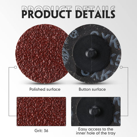 Newwiee metal and wood surface prep disc delivers smooth polishing results.