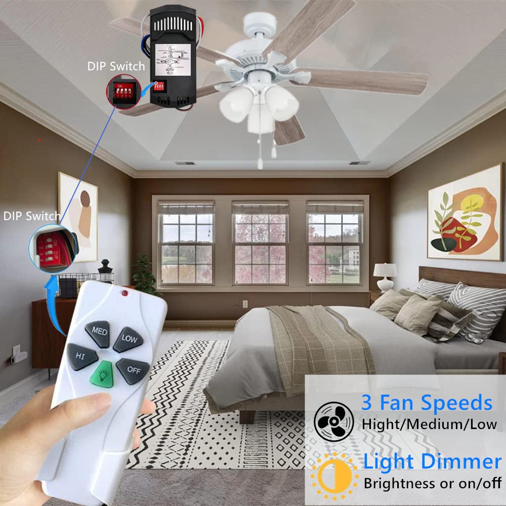 Nexete kit universal compatibility supports most major fan brands for flexible use.