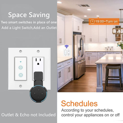 Nexete scheduling feature lets you automate on/off times from anywhere.