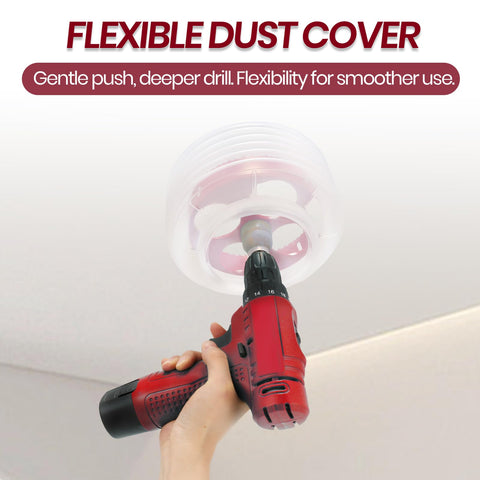 Nexigins 4-inch hole saw for wood and drywall enables smooth openings.