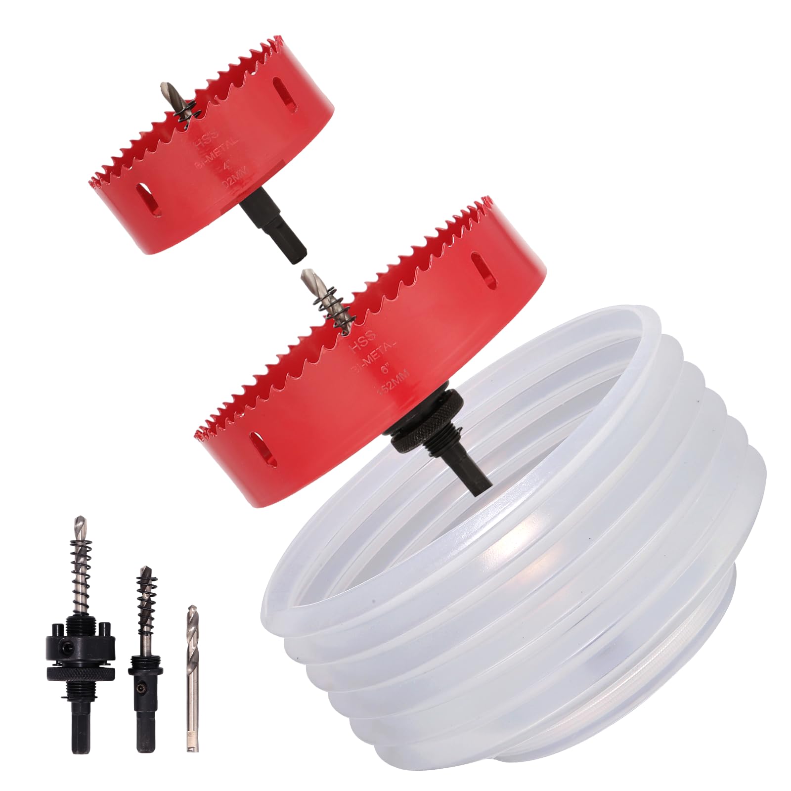 Nexigins 6-inch hole saw for recessed lights delivers clean, precise ceiling cuts.