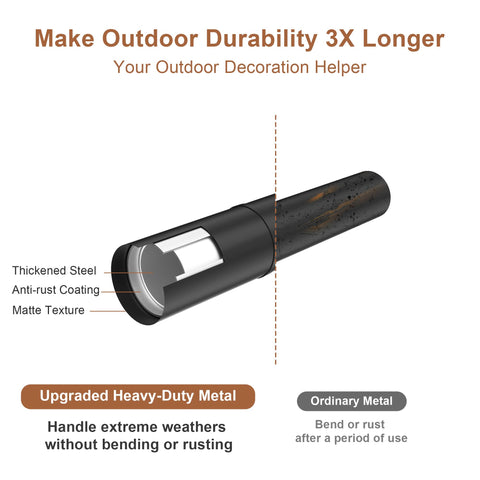 Nexillumi adjustable-height poles let you tailor lighting height.