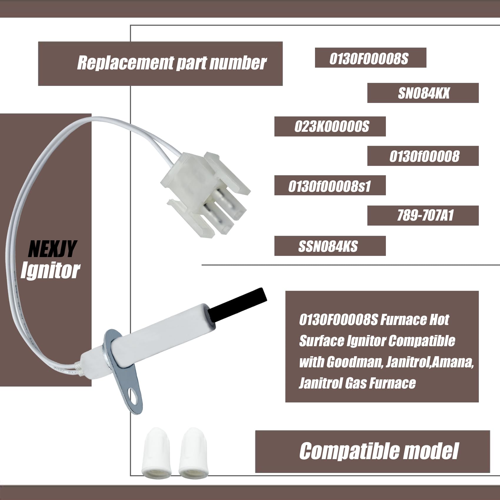 Nexjy 0130F00008S compatibility label to confirm fit.