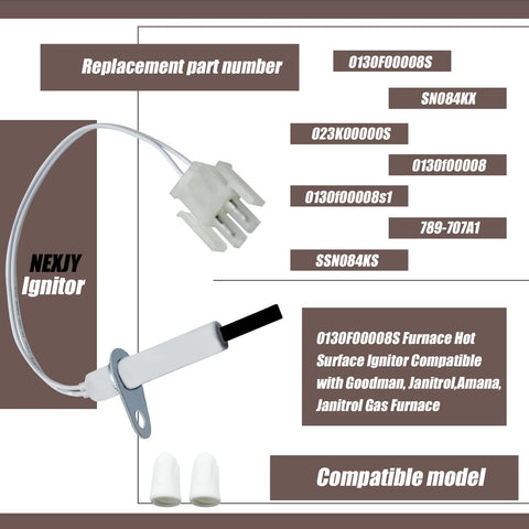 Nexjy 0130F00008S compatibility label to confirm fit.
