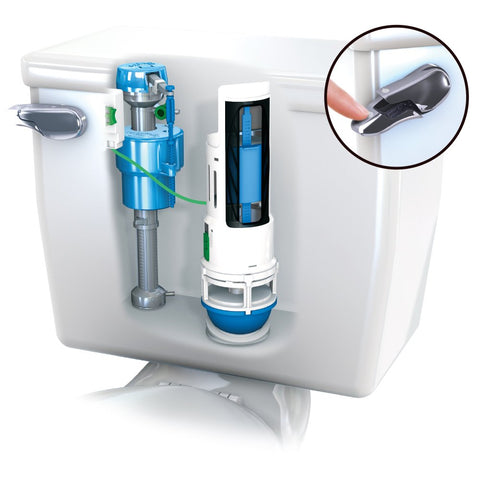 HYR451T lever design enables quick flush control for liquids and paper