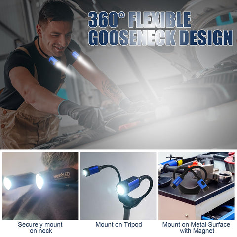 NextLED NT-6633 IPX4 and IK07 durable for tough jobsite conditions