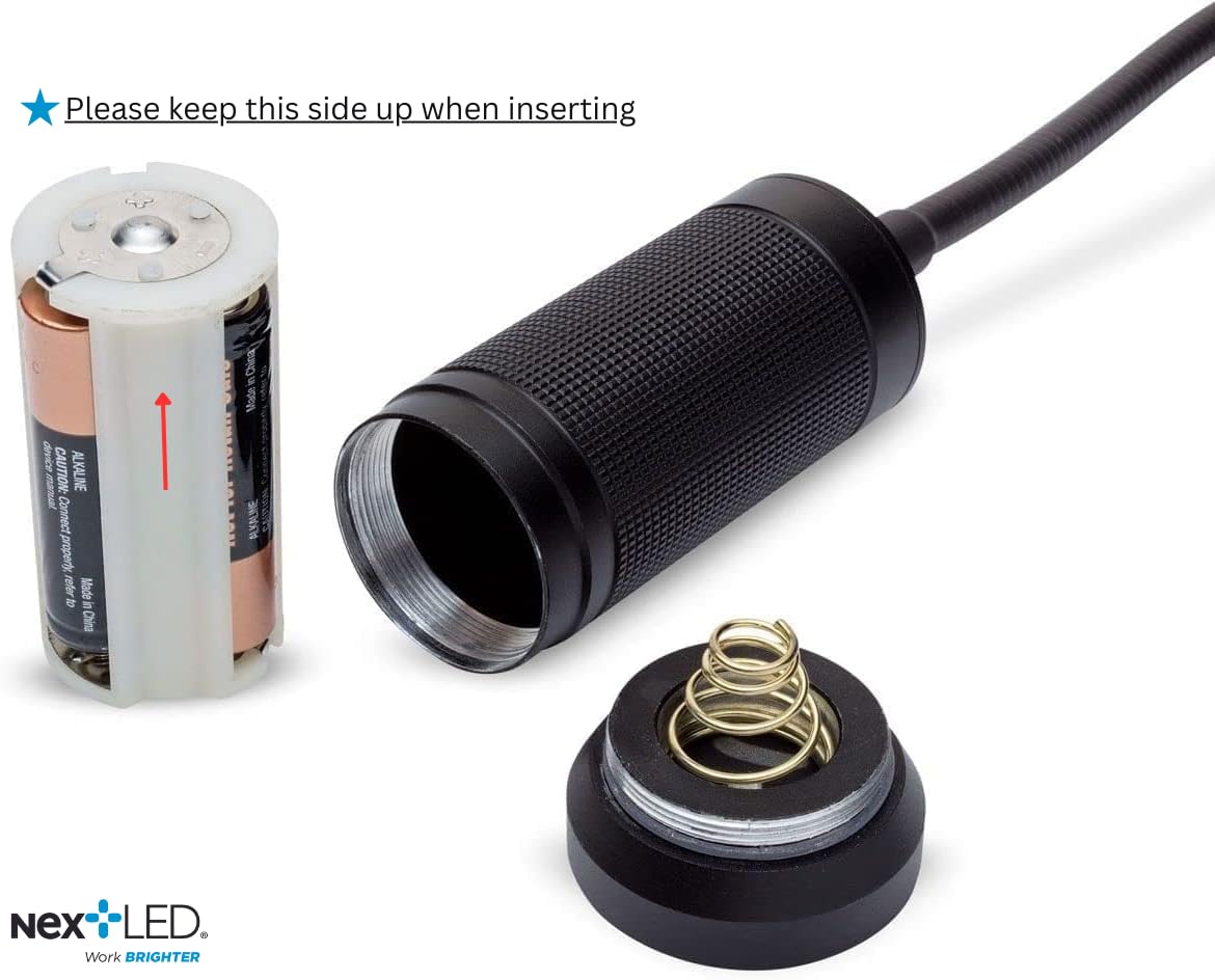 NextLED NT-7647 20-inch flexible neck reaches tight spots