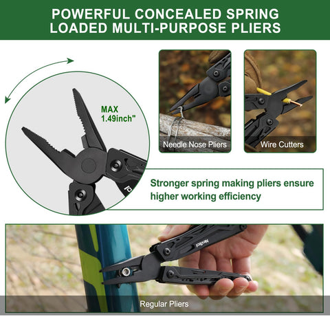 NEXTOOL 11-in-1 bottle opener integrated for quick refreshment outdoors