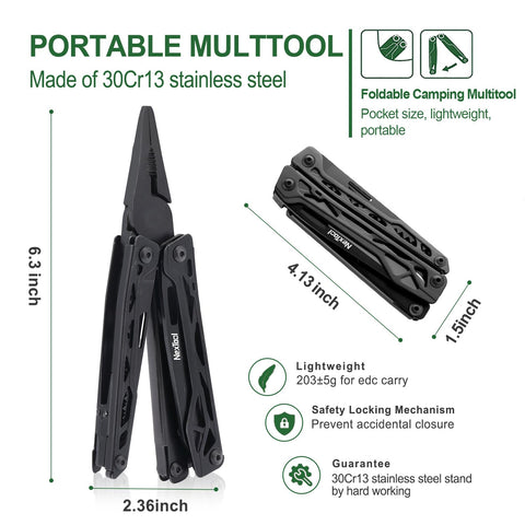 NEXTOOL 11-in-1 regular pliers and wire cutters for quick repairs