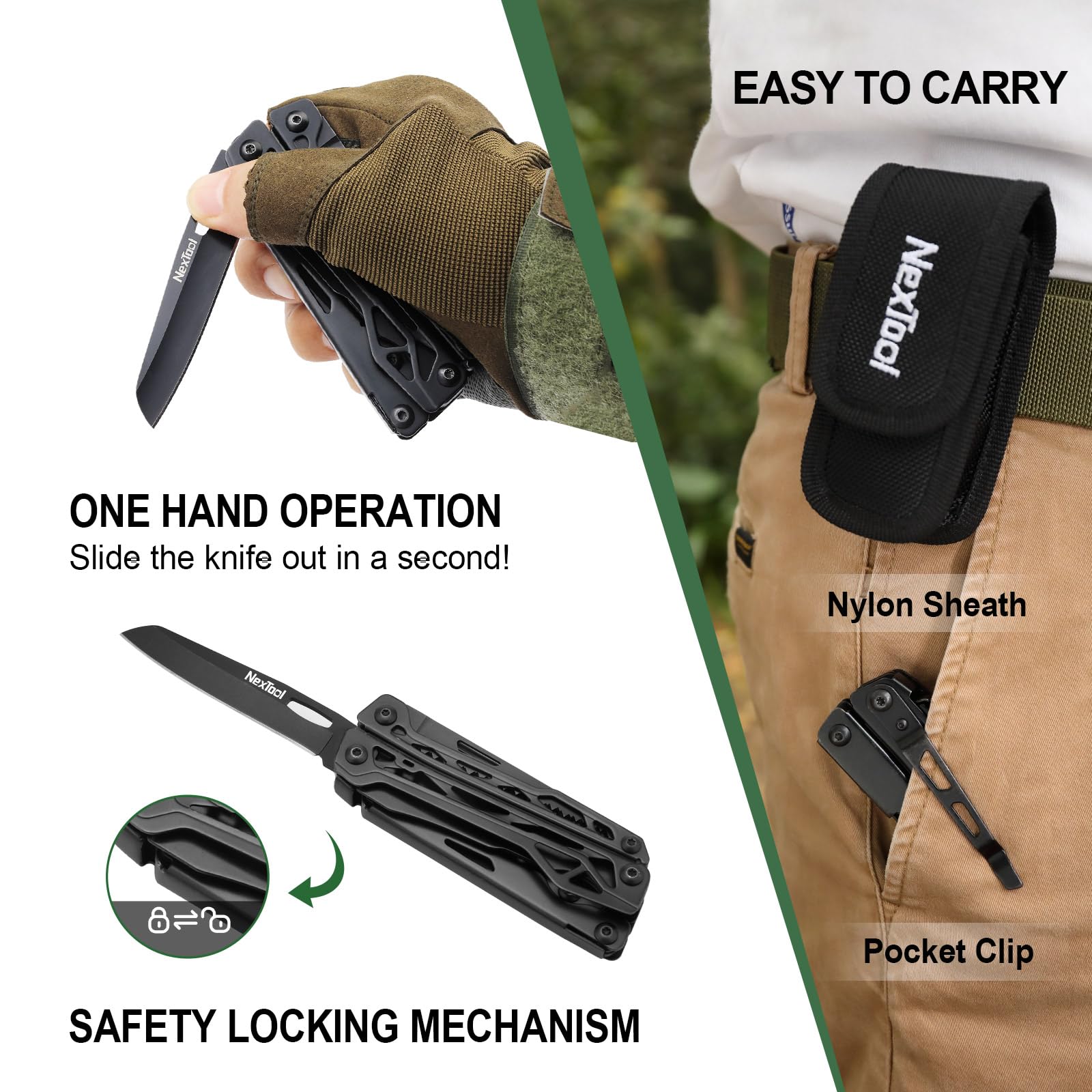 NEXTOOL 11-in-1 scissors ideal for cutting rope and fabric