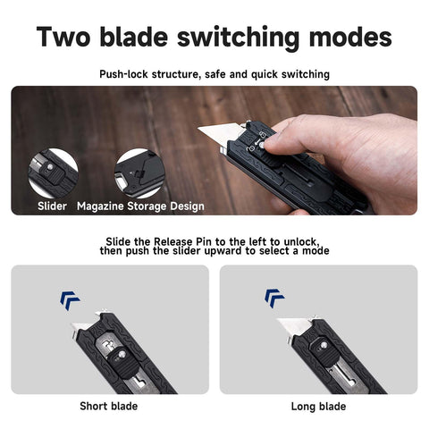 NexTool E20 quick-change blades magazine enables instant blade swaps for DIY tasks.