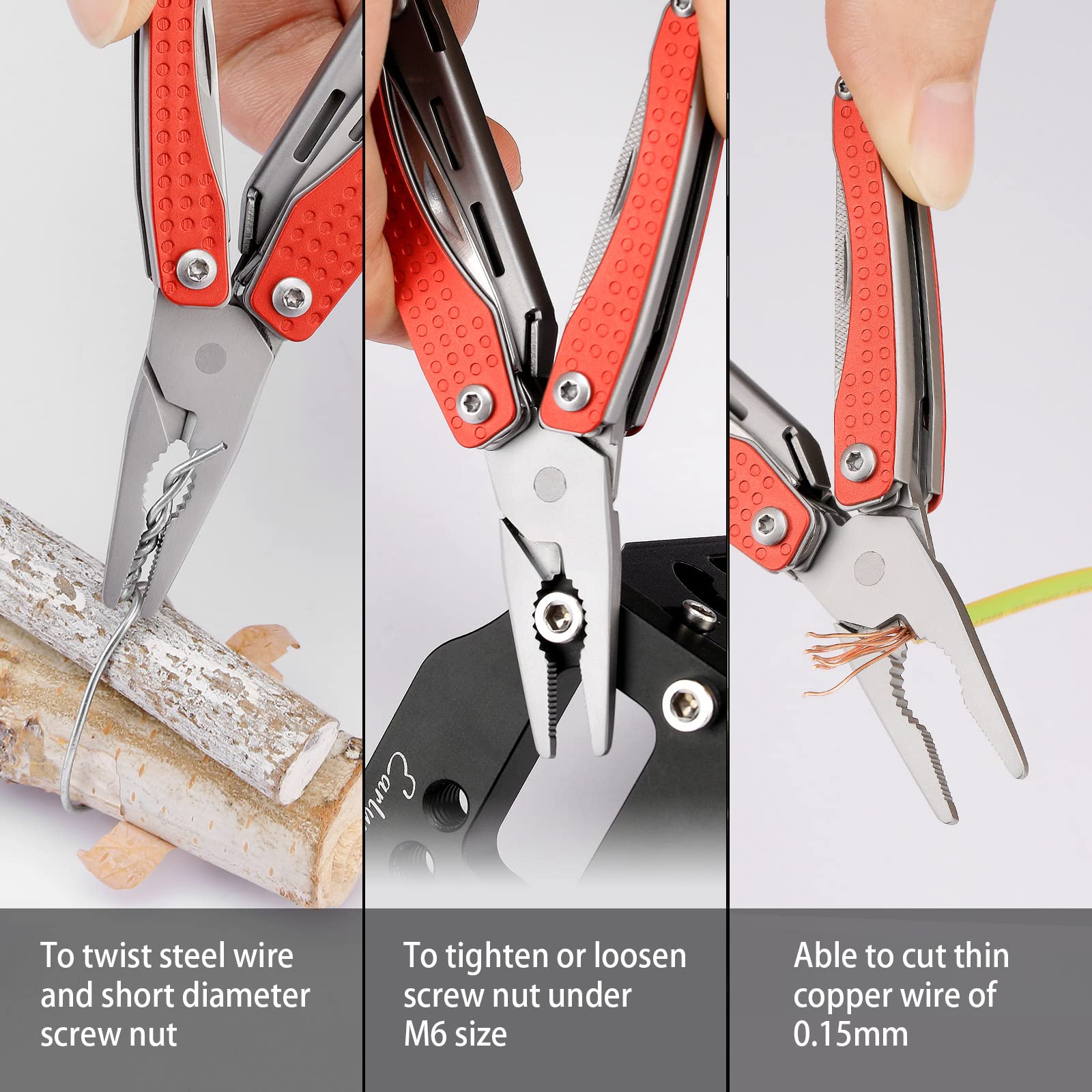 Nextool EDC Keychain Multitool can opener for camping and outdoor meals.