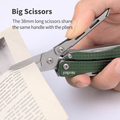 Nextool EDC knife blade ready for everyday cutting tasks during adventures.