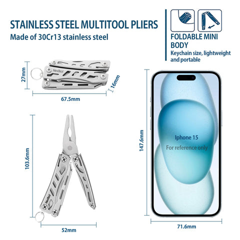 NEXTOOL Nextool EDC multitool scissors for precise cuts during outdoor tasks