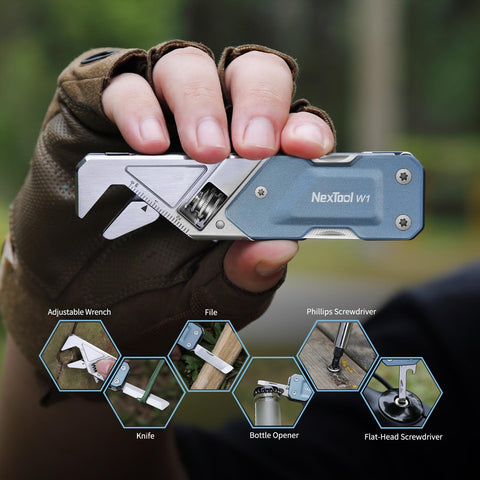 NexTool EDC 9-in-1 bits set covers bike and home fixes