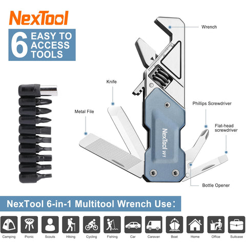 NexTool EDC nylon sheath for organized portable storage