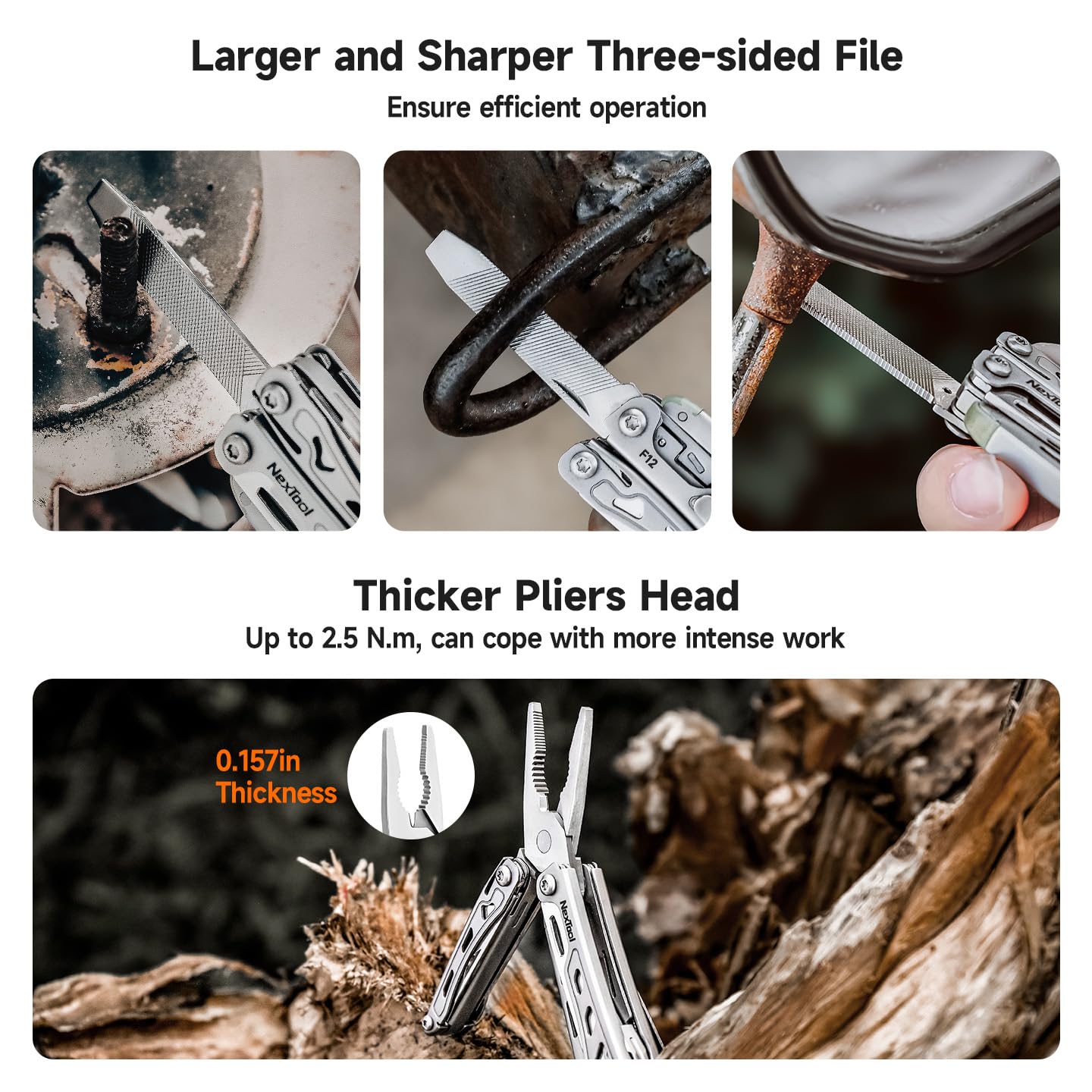 NexTool F12 mini multitool ultra-portable design fits in a pocket or bag