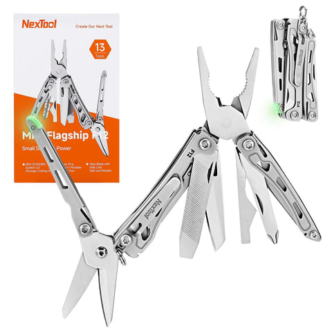 NexTool F12 mini multitool on a keychain for quick everyday tasks