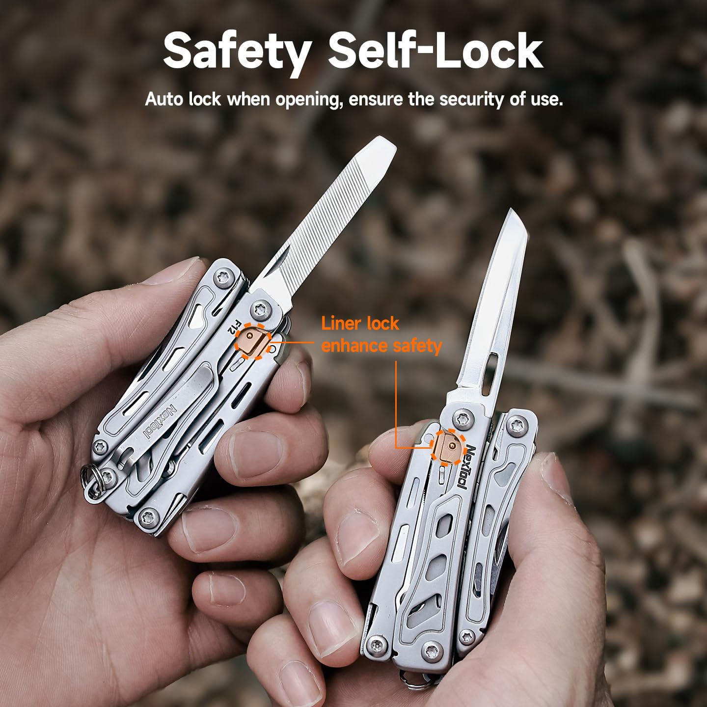 NexTool F12 mini multitool knife and file for quick shaping and repair