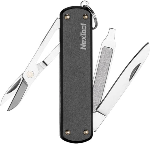 NexTool Keychain Knife 5-in-1 front view, ultra-compact everyday carry
