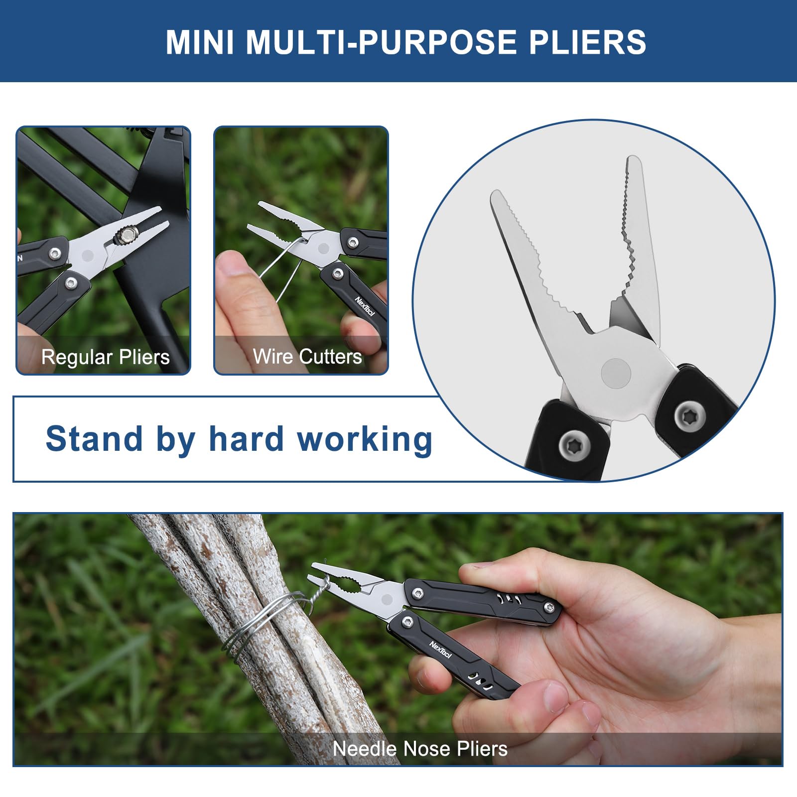 NexTool Mini Multitool scissors ideal for packaging and crafts.