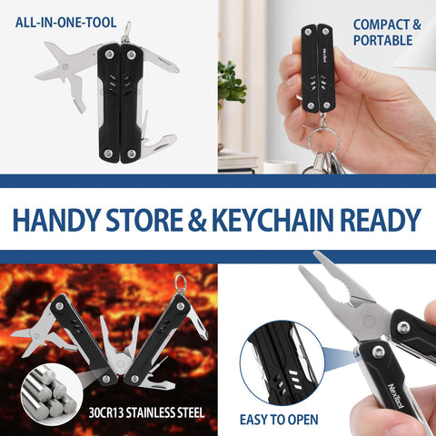NexTool Mini Multitool wire cutters for light-duty tasks.