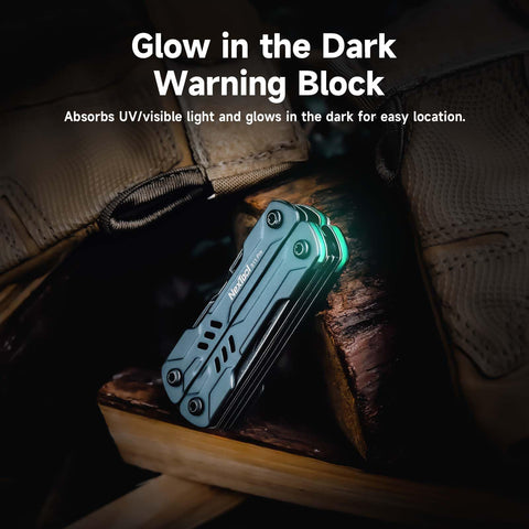 NexTool Mini Sailor S11 Pro fluorescent block for low-light visibility.