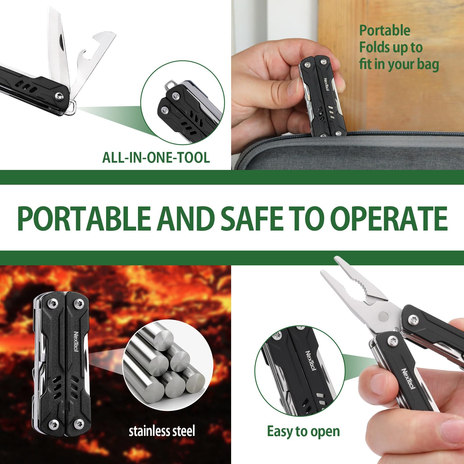 NEXTOOL Mini Sailor S11 screwdrivers ready for versatile adjustments.
