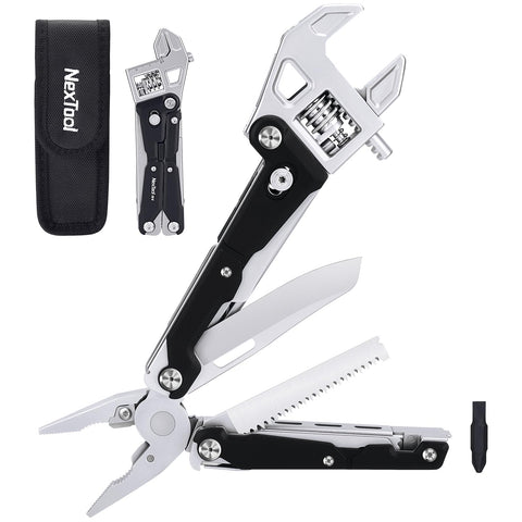 NexTool W4 all-in-one multitool in use for camping and DIY tasks