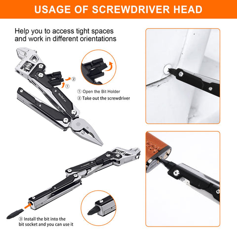 NexTool W4 sturdy pliers for gripping and twisting tasks