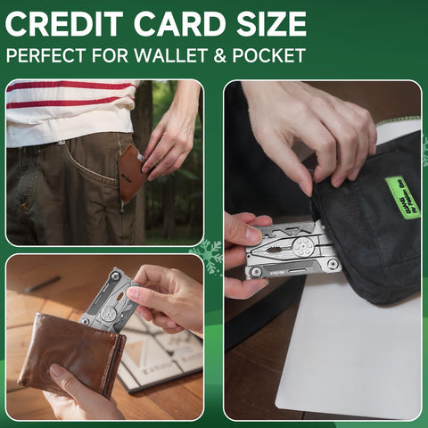 NexTool wallet tool card box opener for quick access.