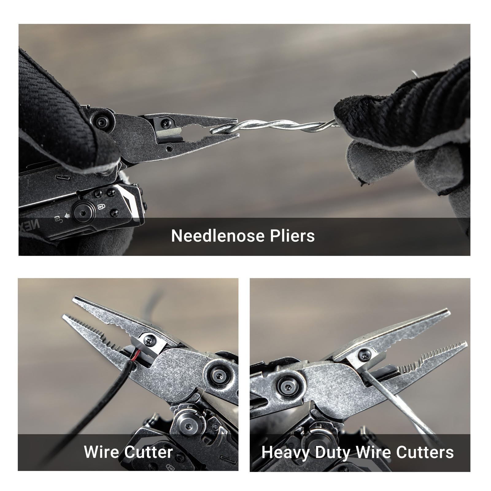 NEXTORCH Pioneer folding saw for quick cuts during camping or hiking.