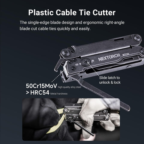 NEXTORCH Pioneer needle nose pliers for precise gripping and bending tasks.