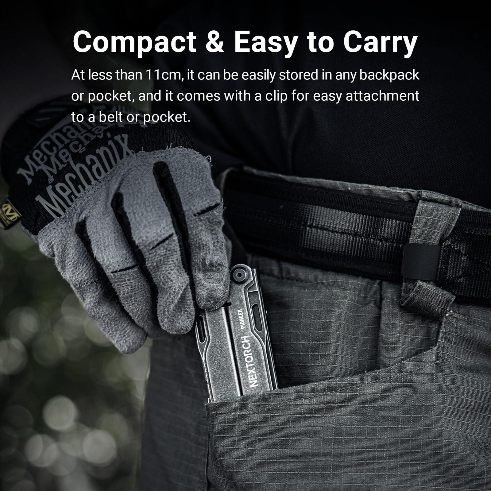 NEXTORCH Pioneer universal handcuff key for potential security scenarios.