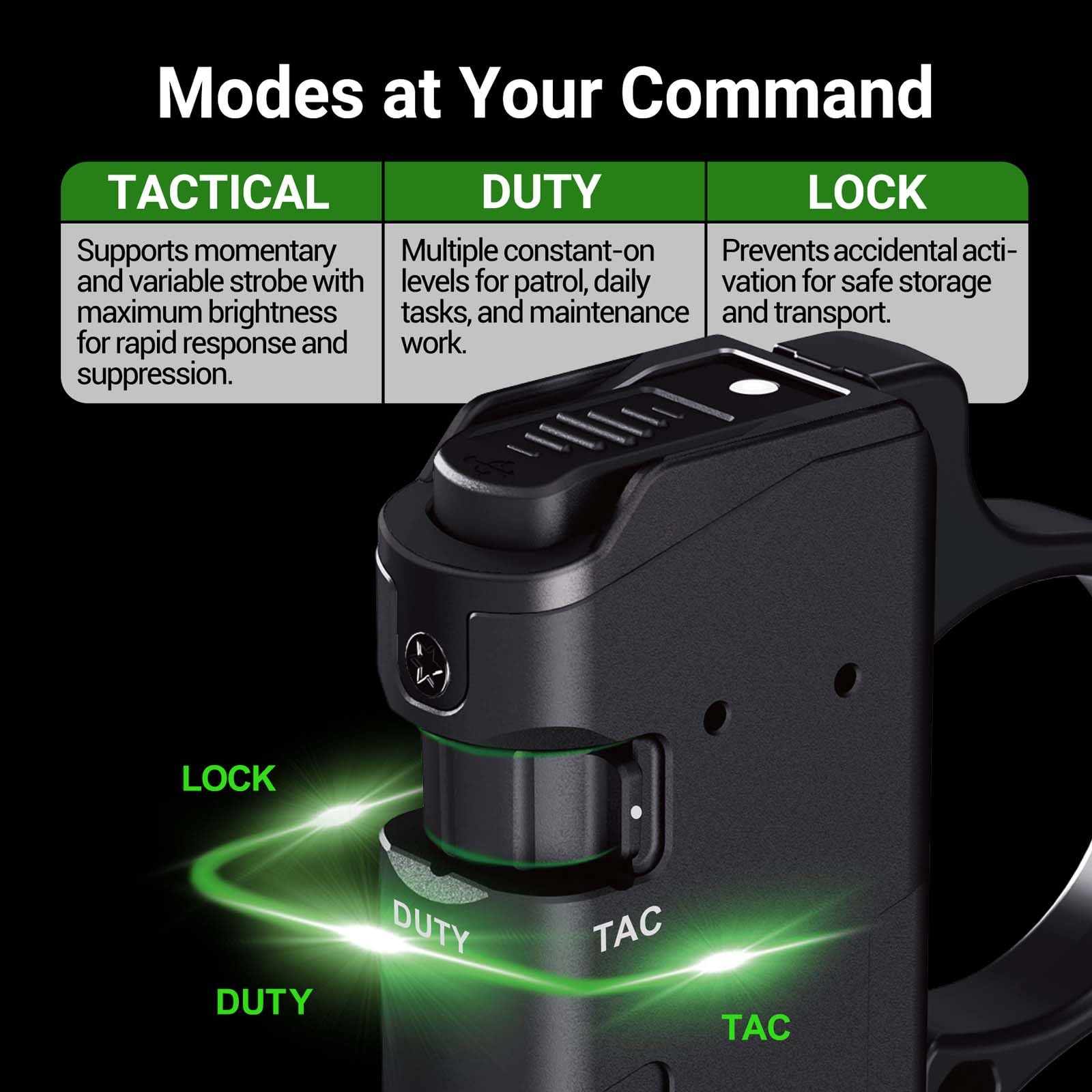 Nextorch TA70 nano-ceramic bezel close-up for rugged durability and rescue tasks.