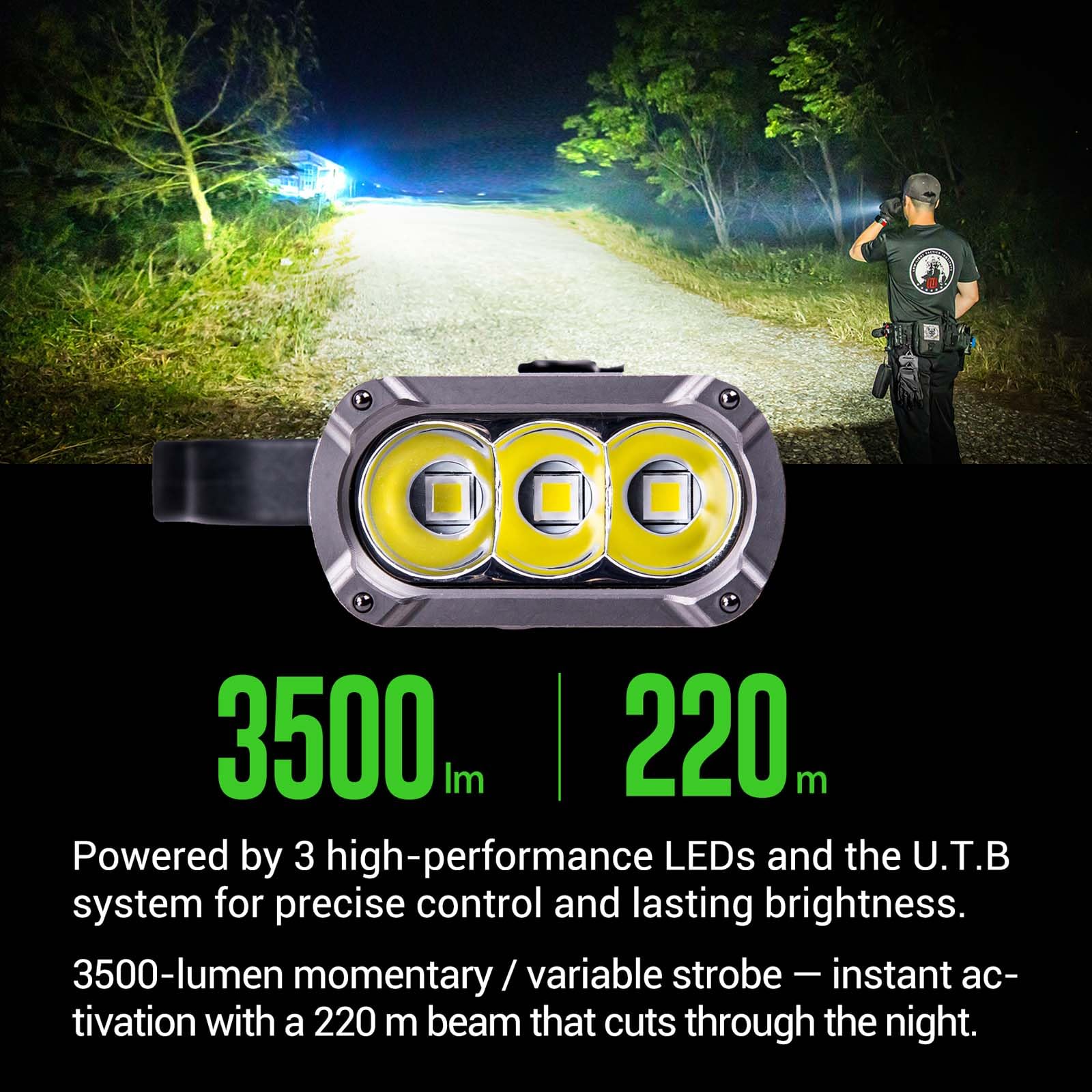 Nextorch TA70 slim-profile view highlights 18.77 mm thickness for easy daily carry.