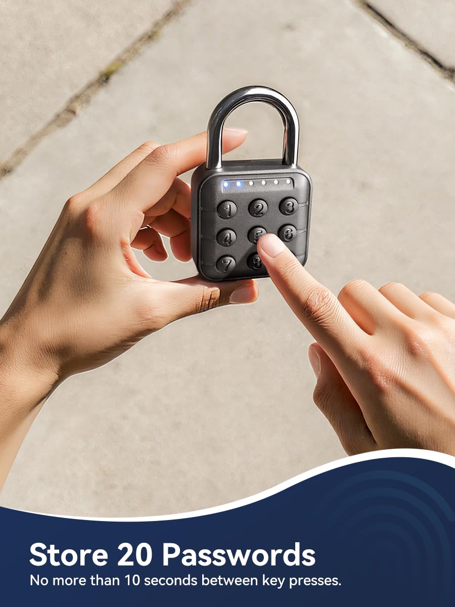 NexusLab digital padlock no-app-needed for simple security.
