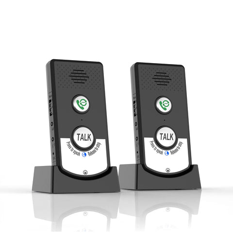 Nexytrix Intercom base station on desk showing reliable whole-home coverage
