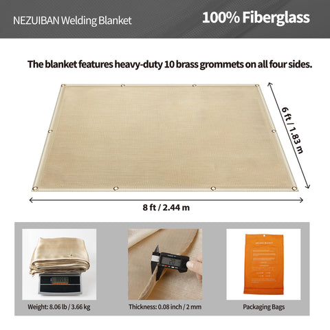 Folded and portable NEZUIBAN blanket ready for on-site or home use.
